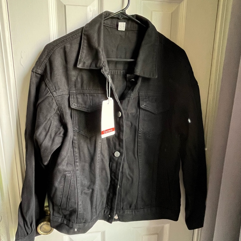 NWOT!!  Classic Black Jean Jacket by CURRENT